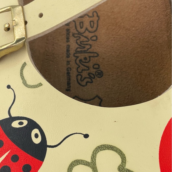 Birki’s Dorian Ladybird Sandals Women’s 8 Ladybug Cream Birkenstock Clogs - Picture 13 of 16